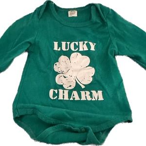 St. Patrick’s Day long sleeve onesie